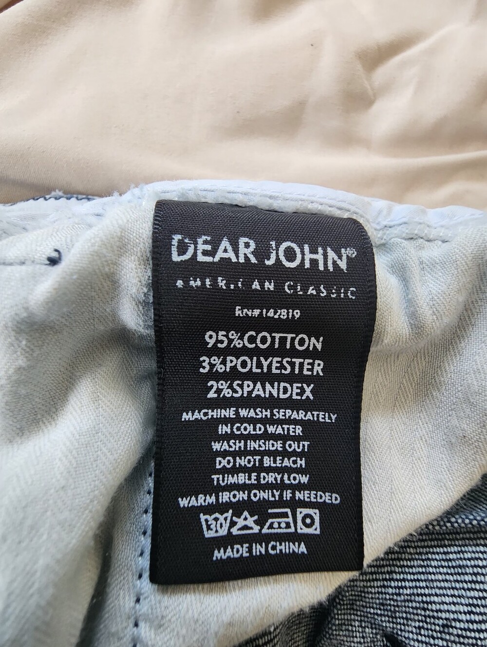 Dear John Dark Blue Cuffed Slashed Pockets Women's Denim Shorts Size 27 - Picture 6 of 11